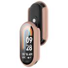 For Xiaomi Smart Band 10 / 10 NFC Tempered Film Integrated PC Watch Protective Cover(Pink) - 3