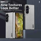 For Samsung Galaxy Z Fold7 5G Tree Bark Leather Shockproof Phone Case(蓝色) - 3