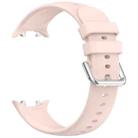 For Honor Watch Fit / Fit Elegant Silver Buckle Solid Color Silicone Watch Band(Pink) - 3