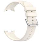 For Honor Watch Fit / Fit Elegant Silver Buckle Solid Color Silicone Watch Band(Starlight) - 3