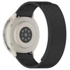 For Amazfit Active 2 / Active 2 Square Cloud Wood Grain Silicone Soft Magnetic Watch Band(Black) - 2