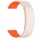 For Amazfit Active 2 / Active 2 Square Cloud Wood Grain Silicone Soft Magnetic Watch Band(Starlight Orange) - 3