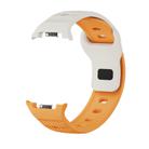 For Samsung Galaxy Watch 8 40mm / 44mm Dots Texture Black Buckle Silicone Watch Band(Orange Starlight) - 3