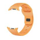 For Samsung Galaxy Watch 8 40mm / 44mm Dots Texture Black Buckle Silicone Watch Band(Orange) - 3