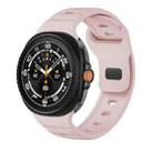 For Samsung Galaxy Watch 8 40mm / 44mm Dots Texture Black Buckle Silicone Watch Band(Lovable Pink) - 1