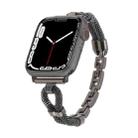 For Apple Watch 46mm / 49mm / 45mm / 44mm Copper Chain Metal Watch Band(Black) - 2