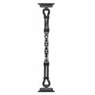 For Apple Watch 46mm / 49mm / 45mm / 44mm Copper Chain Metal Watch Band(Black) - 3