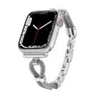 For Apple Watch 42mm / 41mm / 40mm / 38mm Copper Chain Metal Watch Band(Silver) - 2