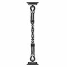 For Apple Watch 42mm / 41mm / 40mm / 38mm Copper Chain Diamonds Metal Watch Band(Black) - 3
