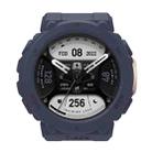 For Amazfit T-Rex 2 Sports Silicone Watch Protective Cover(Deep Blue) - 3
