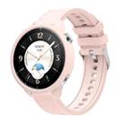 For OPPO Watch X2 Mini Silicone Watch Cover Integrated Diamond Texture Silicone Watch Band(Pink) - 1