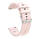 For OPPO Watch X2 Mini Silicone Watch Cover Integrated Diamond Texture Silicone Watch Band(Pink) - 3