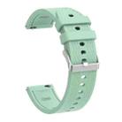For OPPO Watch X2 Mini Silicone Watch Cover Integrated Diamond Texture Silicone Watch Band(Lake Green) - 3