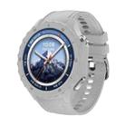 For OPPO Watch X2 Mini Silicone Watch Cover Integrated Stitched Silicone Watch Band(Gray) - 2
