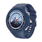 For OPPO Watch X2 Mini Silicone Watch Cover Integrated Stitched Silicone Watch Band(Midnight Blue) - 2