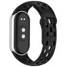 For  Xiaomi Smart Band 10 / 9 / 8 Honeycomb Hole Breathable TPU Watch Band(Black) - 2