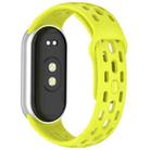 For  Xiaomi Smart Band 10 / 9 / 8 Honeycomb Hole Breathable TPU Watch Band(Green) - 2