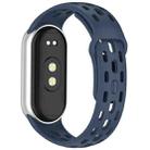 For  Xiaomi Smart Band 10 / 9 / 8 Honeycomb Hole Breathable TPU Watch Band(Dark Blue) - 2