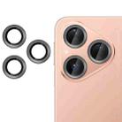 For Huawei Pura 80 Kalebol No Flicker Ultra-Thin Individual Camera Lens Tempered Glass Film(Black) - 1