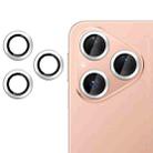 For Huawei Pura 80 Kalebol No Flicker Ultra-Thin Individual Camera Lens Tempered Glass Film(Silver) - 1