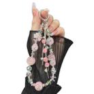 Rose Tassels Rose Real Flower Double-Layer Mobile PhoneChain - 1