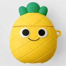 For Apple AirPods 1/2 Generation Universal Couple Avocado And Pineapple Bluetooth Headphone Protective Case(Yellow) - 1