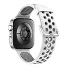 For Huawei Watch Fit4 Pro / Fit4 / Fit3 Round Holes Two Color Silicone Watch Band(Glacier White) - 2