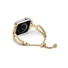 For Apple Watch 46mm / 49mm / 45mm / 44mm U-Shaped Diamond Bracelet Zinc Alloy Watch Band(Gold) - 2