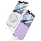 For Samsung Galaxy Z Flip7 5G Ultra-thin All-inclusive MagSafe Foldable Phone Case(Gray) - 3