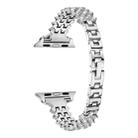 For Apple Watch 42mm / 41mm / 40mm / 38mm Rhombic Diamond Zinc Alloy Watch Band(Silver) - 2