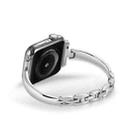 For Apple Watch 42mm / 41mm / 40mm / 38mm Metal Bracelets Zinc Alloy Watch Band(Silver) - 2
