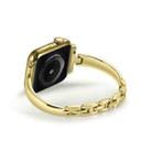 For Apple Watch 42mm / 41mm / 40mm / 38mm Metal Bracelets Zinc Alloy Watch Band(Gold) - 2