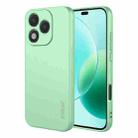 For Honor 400 Lite ENKAY Hat-Prince Liquid Silicone Shockproof Soft Phone Case(Light Green) - 1