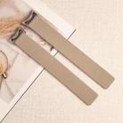 For Xiaomi Smart Band 10 / 9 / 8 Lychee Texture Soft Magnetic Silicone Watch Strap(Khaki) - 2