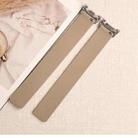 For Xiaomi Smart Band 10 / 9 / 8 Lychee Texture Soft Magnetic Silicone Watch Strap(Khaki) - 3