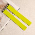 For Xiaomi Smart Band 10 / 9 / 8 Lychee Texture Soft Magnetic Silicone Watch Strap(Fluorescent Green) - 2