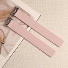 For Xiaomi Smart Band 10 / 9 / 8 Lychee Texture Soft Magnetic Silicone Watch Strap(Pink Starlight) - 2