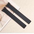 For Xiaomi Smart Band 10 / 9 / 8 Lychee Texture Soft Magnetic Silicone Watch Strap(Black Red) - 2