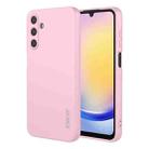 For Samsung Galaxy A25 5G ENKAY Liquid Silicone Soft Shockproof Phone Case(Pink) - 1