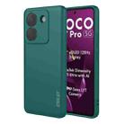 For Xiaomi Poco M7 Pro ENKAY Liquid Silicone Soft Shockproof Phone Case(Dark Green) - 1