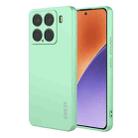 For Xiaomi 15 ENKAY Liquid Silicone Soft Shockproof Phone Case(Light Green) - 1