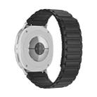 For Samsung Galaxy Watch8 / Watch8 Classic I-shaped Magnetic Silicone Watch Band(Black) - 2
