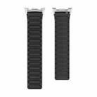 For Samsung Galaxy Watch8 / Watch8 Classic I-shaped Magnetic Silicone Watch Band(Black) - 3