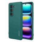 For Infinix Hot 50 Pro+ 4G ENKAY Liquid Silicone Soft Shockproof Phone Case(Dark Green) - 1