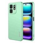 For Infinix Hot 50i / Smart 9 / Smart 9 HD ENKAY Liquid Silicone Soft Shockproof Phone Case(Light Green) - 1