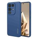 For Infinix Note 50 / 50 Pro 4G ENKAY Liquid Silicone Soft Shockproof Phone Case(Dark Blue) - 1