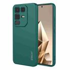 For Infinix Note 50 / 50 Pro 4G ENKAY Liquid Silicone Soft Shockproof Phone Case(Dark Green) - 1