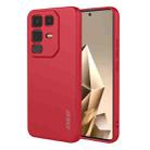 For Infinix Note 50 / 50 Pro 4G ENKAY Liquid Silicone Soft Shockproof Phone Case(Red) - 1