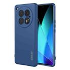 For Infinix Zero 40 4G ENKAY Liquid Silicone Soft Shockproof Phone Case(Dark Blue) - 1