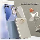 For Samsung Galaxy Z Flip7 5G Starry  Case-film Integrated Shockproof Phone Case(Champagne gold) - 2